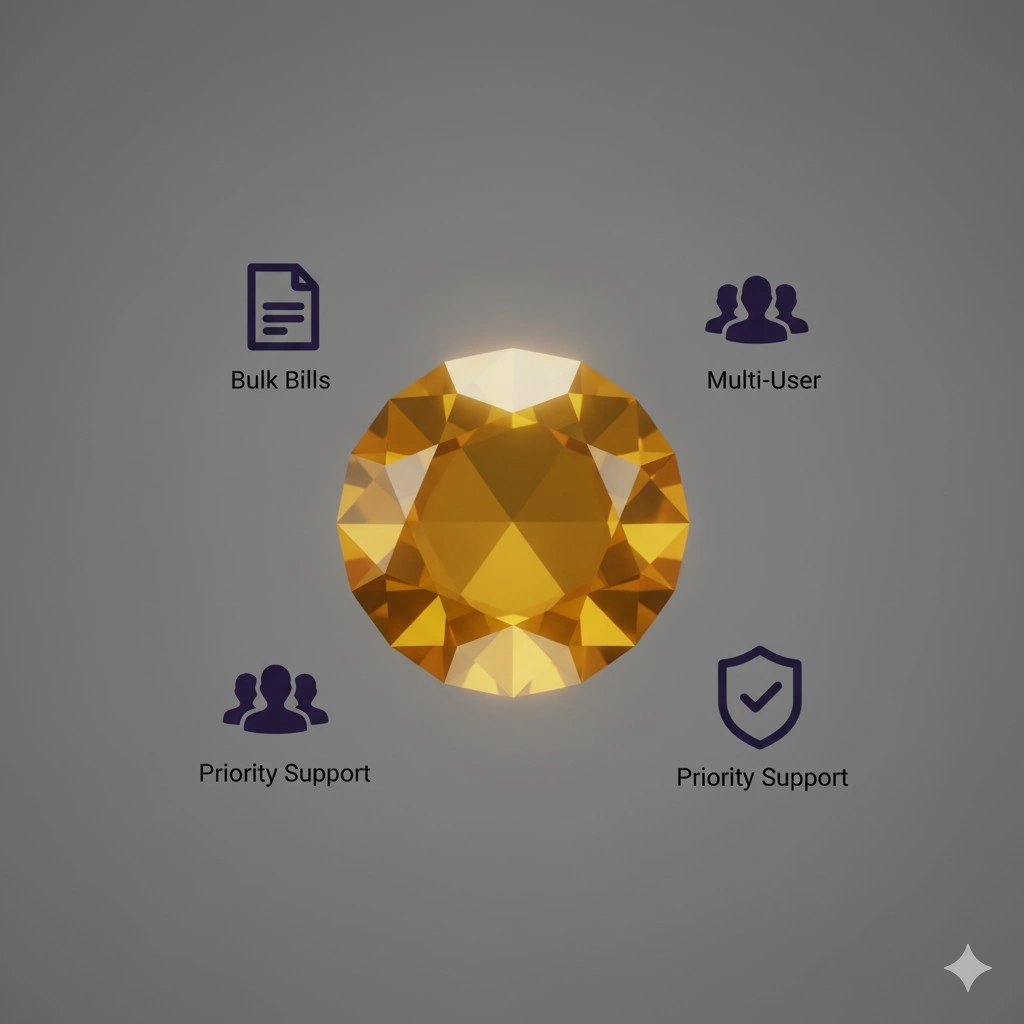 Illustration of team collaboration with secure multi-user access.